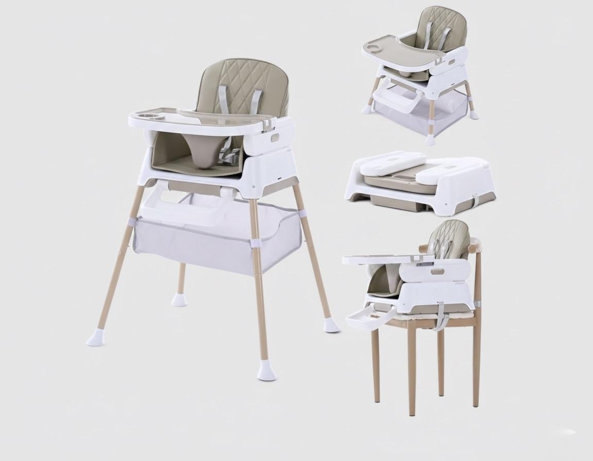 Hrusitoo 3-in-1 Convertible High Chair